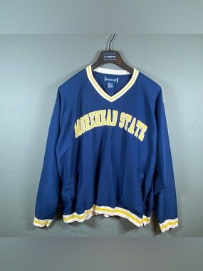 Vintage Morehead State University Windbreaker Pullover Armitage Men's XL Blue
